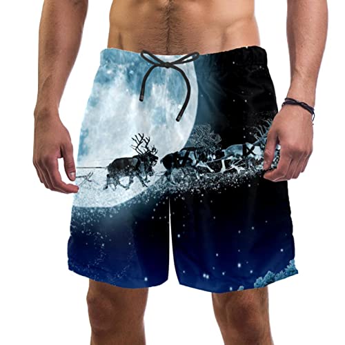 Short de plage à séchage rapide pour hommes JDEZ parfait pour vos vacances de Noël sous les tropiques