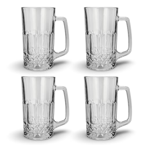 El Mejor Listado de Tarro los preferidos por los clientes. 45 Set Tarros De Cerveza De Vidrio 530ml - 4 PIEZAS.