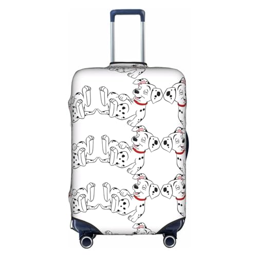 AkosOL Cute Dalmatian Trolley Suitcase Protective Cover,Thick And Wear-Resistant,Top Opening,Reinforced Bottom,18-32 Inches,Suitable For Travel, Business Trips