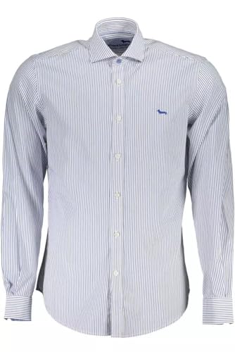Harmont & Blaine Camisa blanca de algodón para hombre, Blanco, X-Large