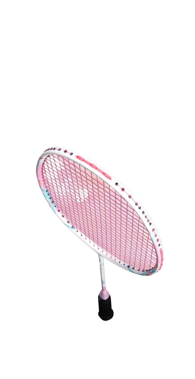 Badminton Set Racchetta da Badminton Attacco e Difesa Interamente in Carbonio, Massimo 38 libbre