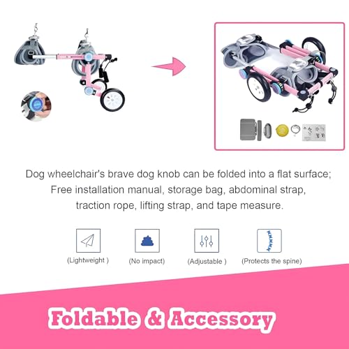 Silla de ruedas para perros que devuelve la movilidad trasera 3