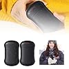 Rechargeable Hand Warmers 2 Pack,6000mah 18hrs Longer Heating USB Electric Portable Battery Powered Heater,Reusable Pocket-Sized Heating Hot,Handwarmers for Hunting Men Women Camping Outdoors