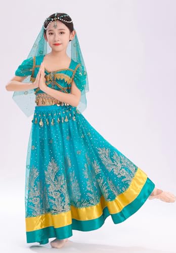 Disfraz completo de danza belly dance para niñas 13-15 años miniatura 5