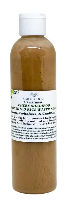Croton Zambesicus Paquete de champú y acondicionador de agua de arroz fermentado y seco... Kit de crecimiento del cabello, fortalece, hidratante,