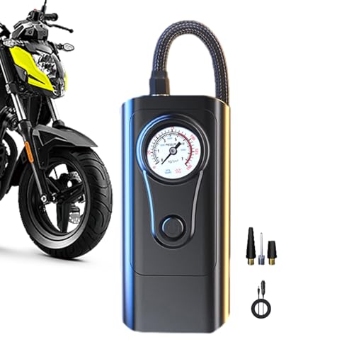 Compresor de aire pequeño,Inflador de aire de neumáticos precisos, bomba de bicicleta pequeña | Bomba de aire inalámbrica para neumáticos de coche, bomba de aire rápida para coches, motocicletas