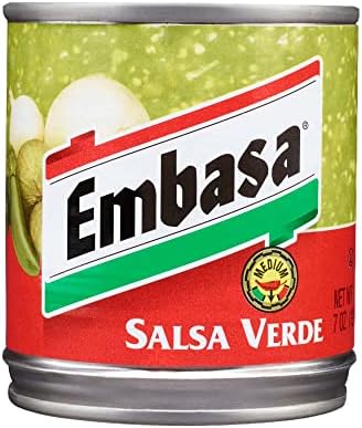 EMBASA Salsa Verde, Medium, 7 Oz Can (12-pack)