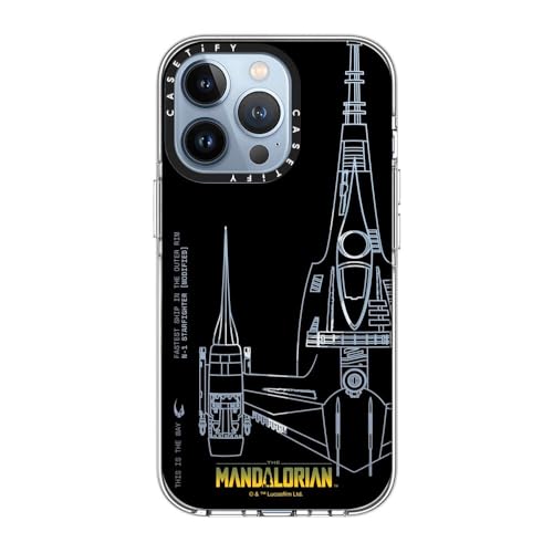 Coque iPhone 13 Pro CASETiFY N-1 Starfighter transparente et compatible MagSafe