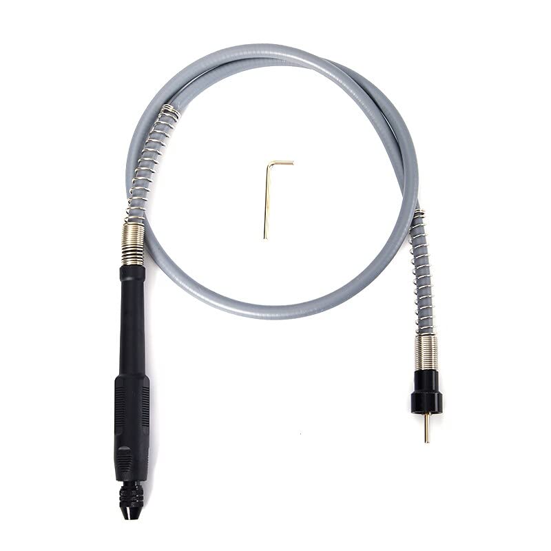 Tool Part for Pro Handle Grinder Flexible Shaft with 0.3-3.2mm Drilling Chuck Soft Flex Shaft for Drill Electrical Tools Accessories