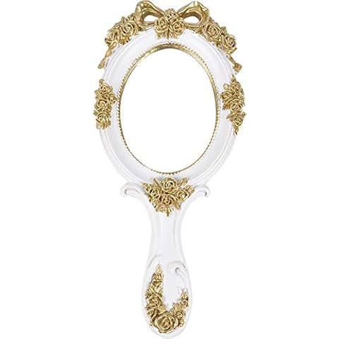 Nerien Vintage Rose Hand Held Mirror Cover