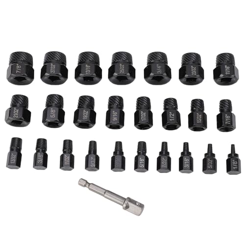 Vis de robinet cassée dans la cuisine ? Coffret 26 pièces extracteur de vis de plomberie - 3