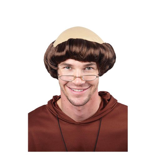 Merry Monk Fancy Dress Wig