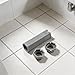 Toilet Repair Tool for Tight Spaces Long Plastic Valve Wrench with Interchangeable Heads for Faucets,for Braided Hoses Inlet Valves