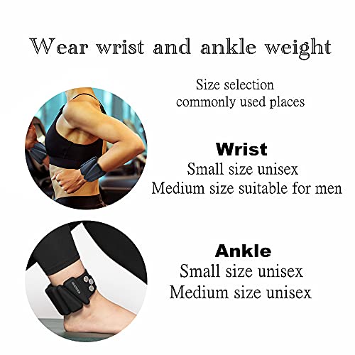 wulinjoin Wrist Weights Adjustable Bracelet - Silicone Wearable Wrist
