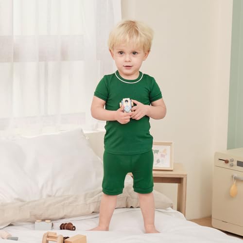 Image of pureborn Baby Pajamas Set Toddler Snug Fit Cotton Sleepwear 2pcs 12M-7Y
