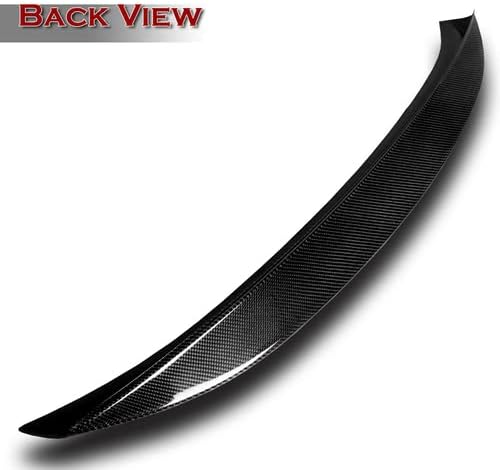 Miniatura 4 de Alerón trasero de fibra de carbono negro estilo STP compatible con Infiniti G35 2DR Coupe 2003-2007, 2004 2005 2006