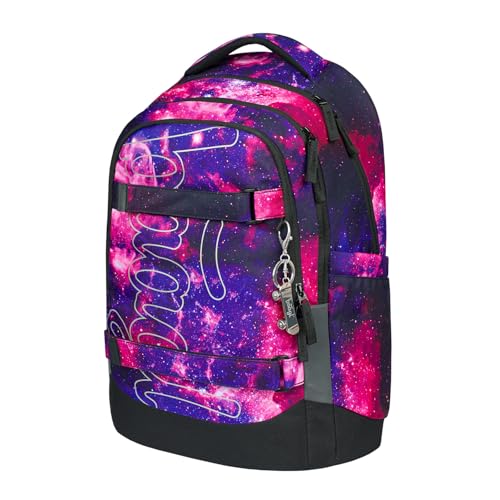 Baagl Schulrucksack für Jungen Mädchen Teenager - Skate Max - Skateboard...