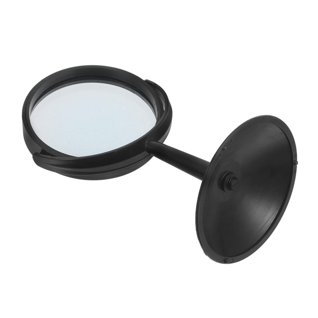 OUNONA Concave Lens Optical Mirror for Spectrum Physics Experimental Teaching Glass Plastic Stand