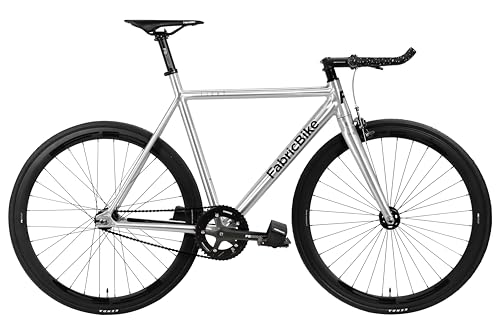 FabricBike Light - Vélo Fixie, Fixed Gear, Single Speed, Cadre et Fourche Aluminium, Roues 28