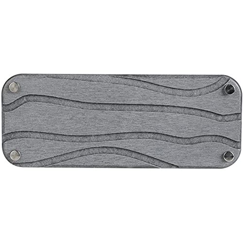 DKSooozs Del nel - Bandeja para cepillos de dientes, ondulada, de secado rápido, color gris oscuro