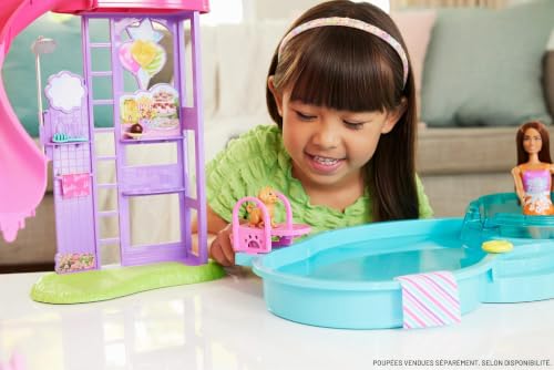 Coffret Piscine de Rêve Barbie – Toboggan Et Jacuzzi Avec Plus de 20 Accessoires - vue 6