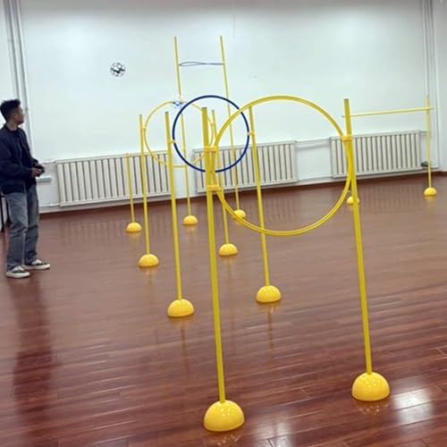 Kit de Carrera de Obstáculos para Drones Juego de Carrera de Obstáculos para Drones con Aros y Palos, Kit de Entrenamiento para Drones de Carreras/Aviones RC, Puerta de Bucle para Juego de Carreras