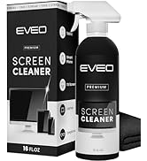 Screen Cleaner Spray (16oz) - Large Screen Cleaner Bottle - TV Screen Cleaner, Computer Screen Cl...