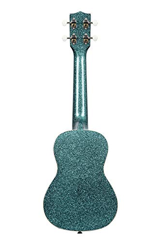 KALA KA-SPRK-AQUA Ukulélé Sparkle Series Rhapsody In Blue Concert avec sac (UB-C) - Les Beatles, Paul McCartney, John Lennon, RIngo Starr, George Harrison KALA KA-SPRK-AQUA Ukulélé Sparkle Series Rhapsody In Blue Concert avec sac (UB-C) – Image 3