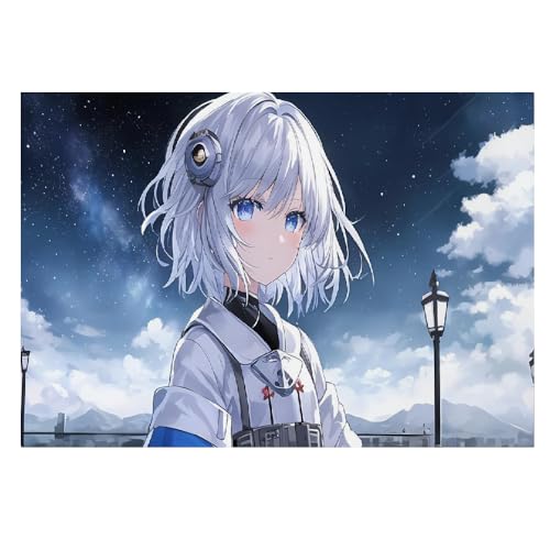 Póster de anime moderno en lienzo decorativo de 40x60 cm para pared de sala de estar