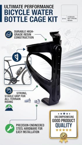 Generic Ilsha Lightweight and Strong Bike Water Bottle Holder with - Image 3