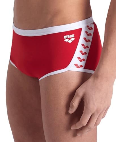 Image of ARENA Performance Men's Icons Solid Low-Waist Swim Brief Short Athletic Swimsuit