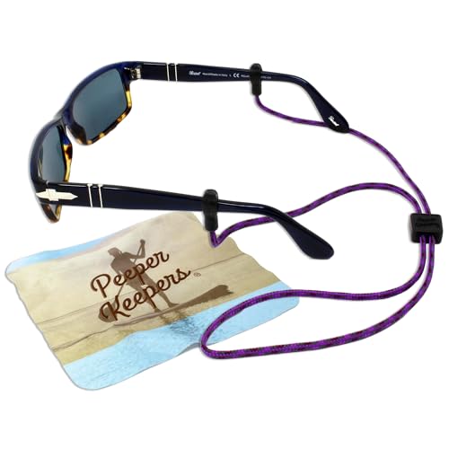 Image of Eyeglass Retainer & Sunglass Holder Supercord Adjustable w /Microfiber Cloth