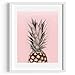 Pineapple Print Scandinavian Print Pineapple Art Living Room Decor Pineapple Art Print Pineapple Wall Art Pink Print Tropical Fruit Art Print Kitchen Wall Art Kitchen Art 8x10