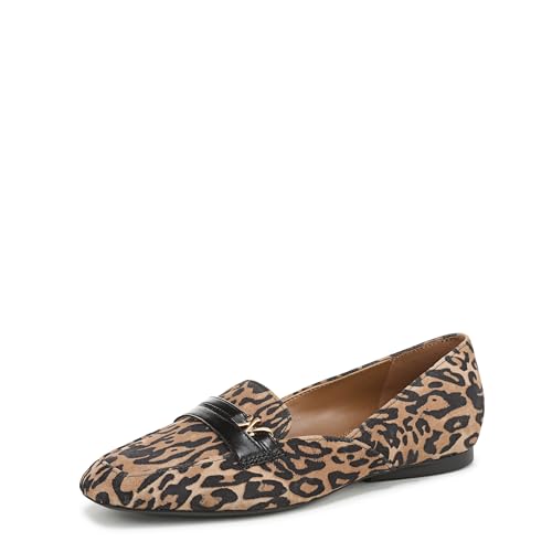 Naturalizer Women's Create Loafer Dark Brown Leopard Suede 9.5 M