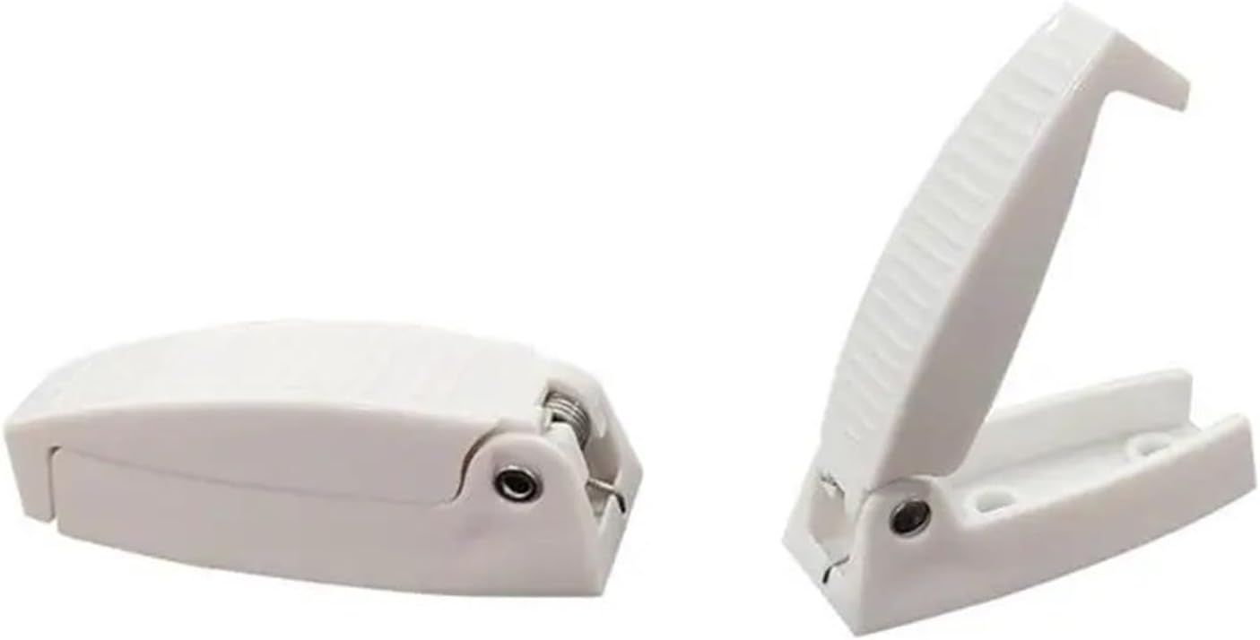 Door Catch Holder Latch for Motorhome Caravan Truck Van Travel Baggage Rv Accessories White ABS Auto Styling 1Pcs