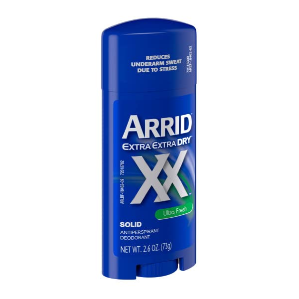 ARRID XX Anti-Perspirant Deodorant Solid Ultra Fresh - 2.6 oz, Pack of 5