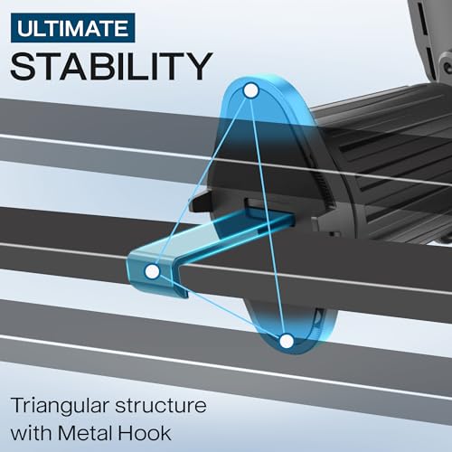 AsomESTA Mobile Holder for Car - Car Phone Holder - Car Mobile Holder, Quick Install, Secure Grip, Compatible with iPhones and Android Smartphones 4-7” Wide