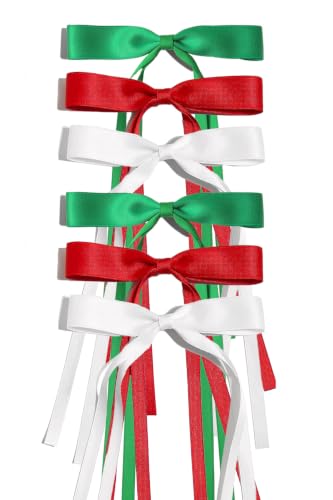 Ayesha red white green Hair bows for Mexican Christmas Hair Accessories