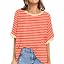 Orange Pink Striped