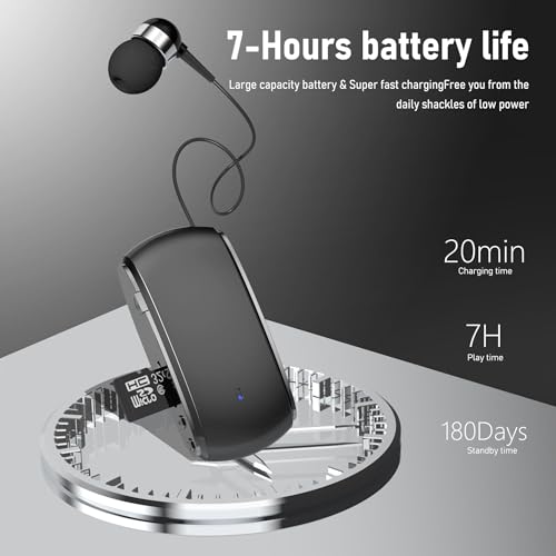 Auricular Bluetooth Retráctil K68 In Ear miniatura 6