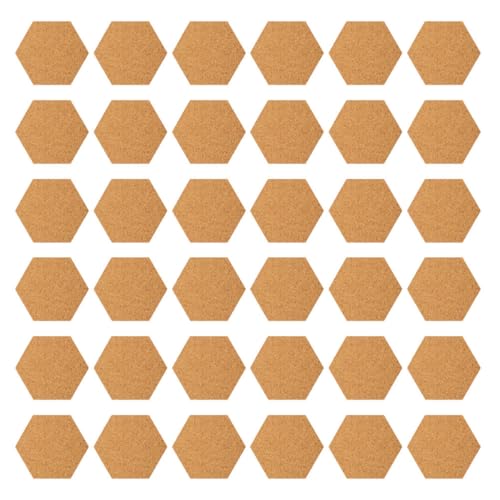 Tapis en liège hexagonal adhésif Mikikit pour protéger vos tables en bois et décorer le salon