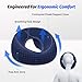 Face Down pillows Massage pillow for Bed Headrest Prone Down Sleeping，Face Cradle，Bbl Pillow After Surgery Post Eye Surgery Recovery & Vitrectomy Recovery Equipment Removable Cover Navy Blue