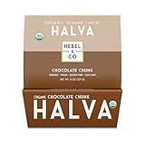 HEBEL & CO Chocolate Chunk Halva - 8 oz | Certified USDA Organic, Gluten Free, Kosher & Vegan