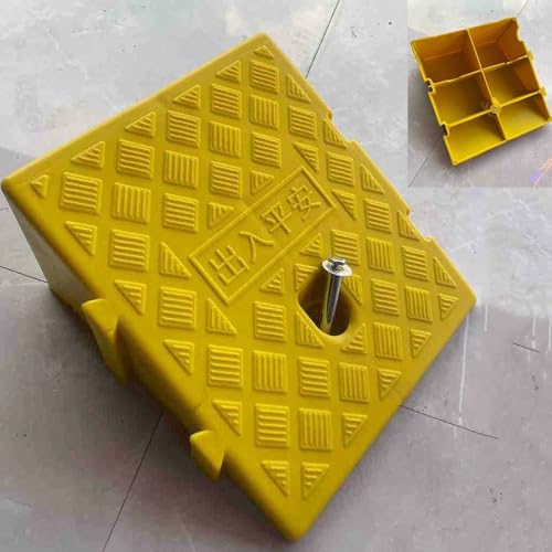 Rampa portátil de plástico para bordillo 7.5 in negro miniatura 5