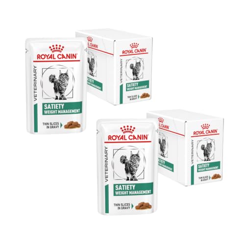 Veterinary Satiety Weight Management | Nassfutter für Katzen | 2 x 12 x 85g