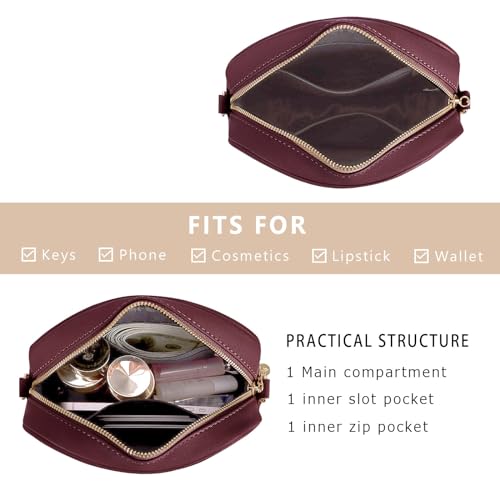 Image of Small Crossbody Purses for Women Quilted Crossbody Shoulder Handbags Trendy Clutch Purse Camera Bag