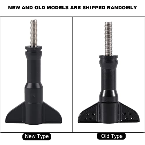 5PCS Thumb Screws Wing Knob Bolt,Tee Long Thumb Knob Bolt Screws,Thread Thumbscrew Adjustable Screws for Yi Sports Camera - Image 2