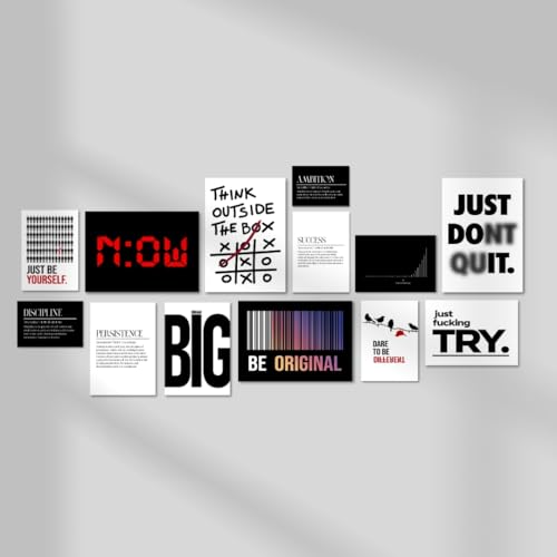 Image of Funk You Store Inspirational Motivational Wall Abstract Poster (Set of 13)
