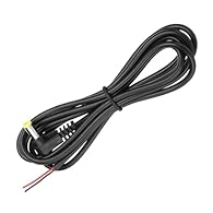 L Shape replacement DC power repair cable cord, mainly used for adapters with different voltages and currents.Suitable for most DC surveillance, camera,CCTV security cameras, camera, DVR ,LED devices.It has good toughness and a long service life. Spe...