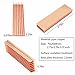 Awxlumv M.2 Heatsink Pure Copper Nvme 2280 SSD Heat Sink 7 Coling Fins with Silicone Thermal Pad for PC / PS5 M2 PCIE NVMe SSD or M.2 SATA SSD